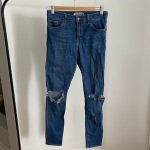 Topshop Moto Leigh Ripped Jeans